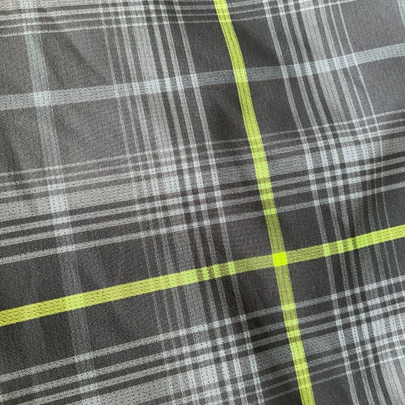 NIKE Golf Pants Golf Tour Performance Dri-Fit Grey Green Plaid 34 x 32* - Picture 10 of 14